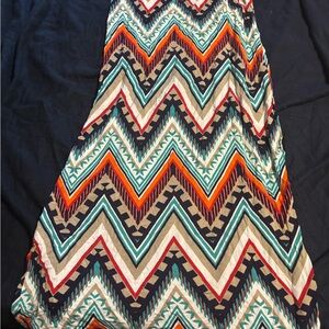 Ardene Multicolor Chevron Pattern Skirt